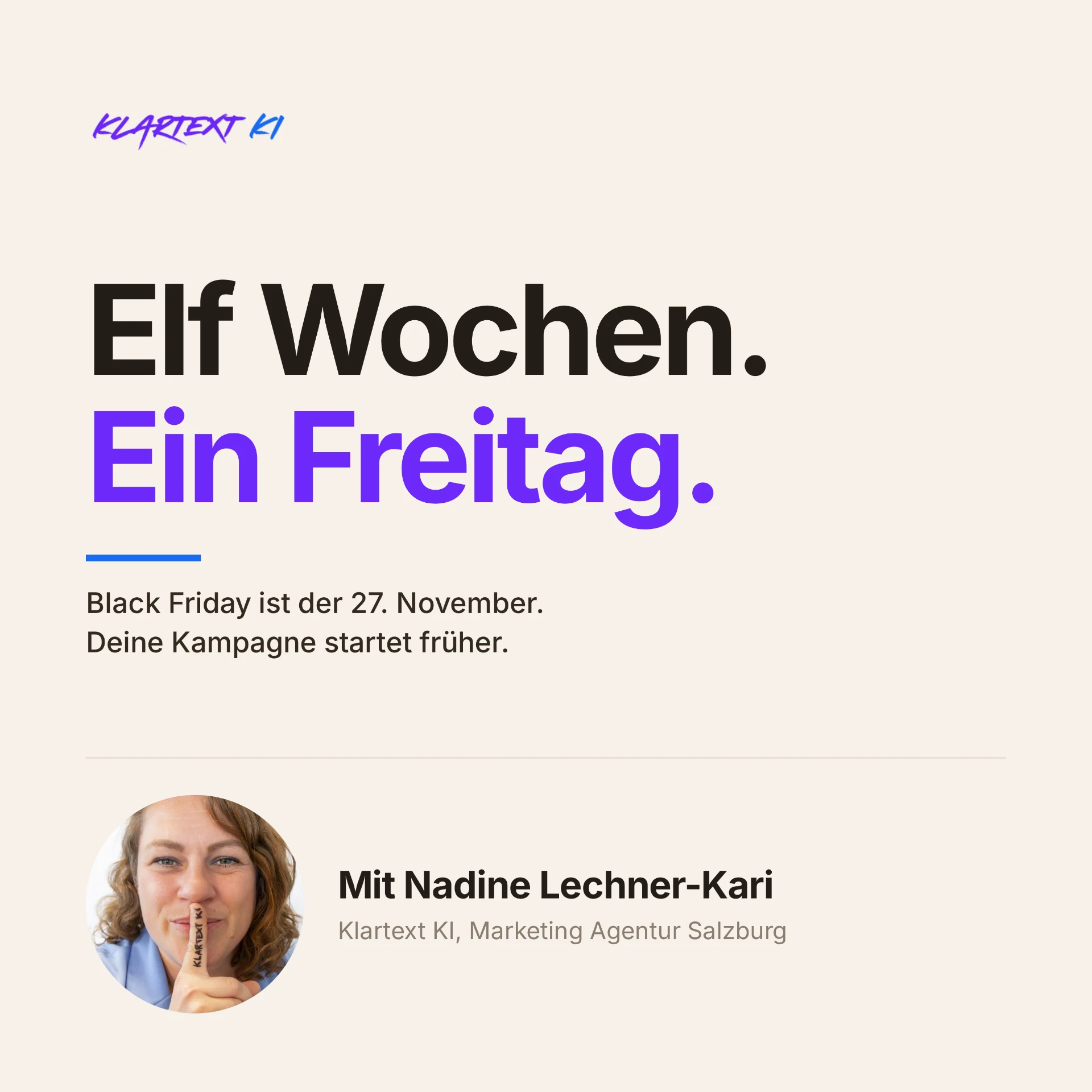 Cover der Folge Elf Wochen bis Black Friday