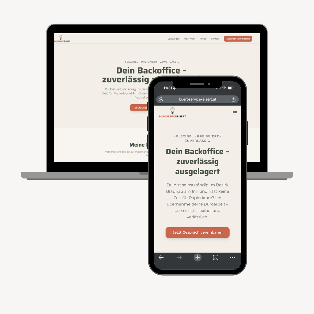Screenshot bueroservice-eisert.at